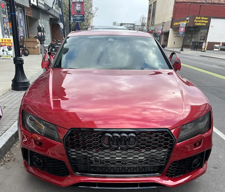 Audi collision repair after